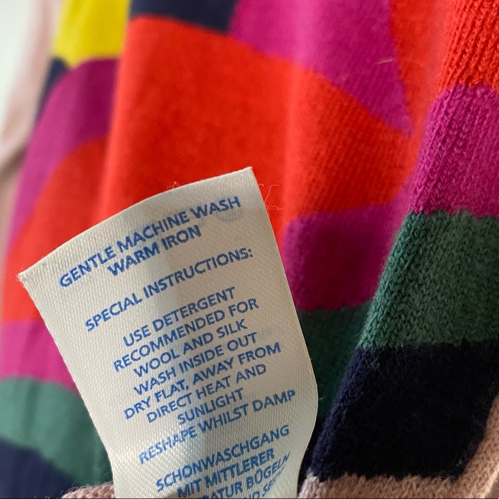 Boden Colorful Wool Lightweight Sweater - Picture 6 of 9